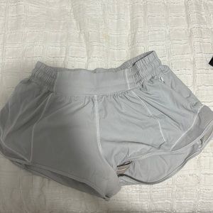 White lulu shorts